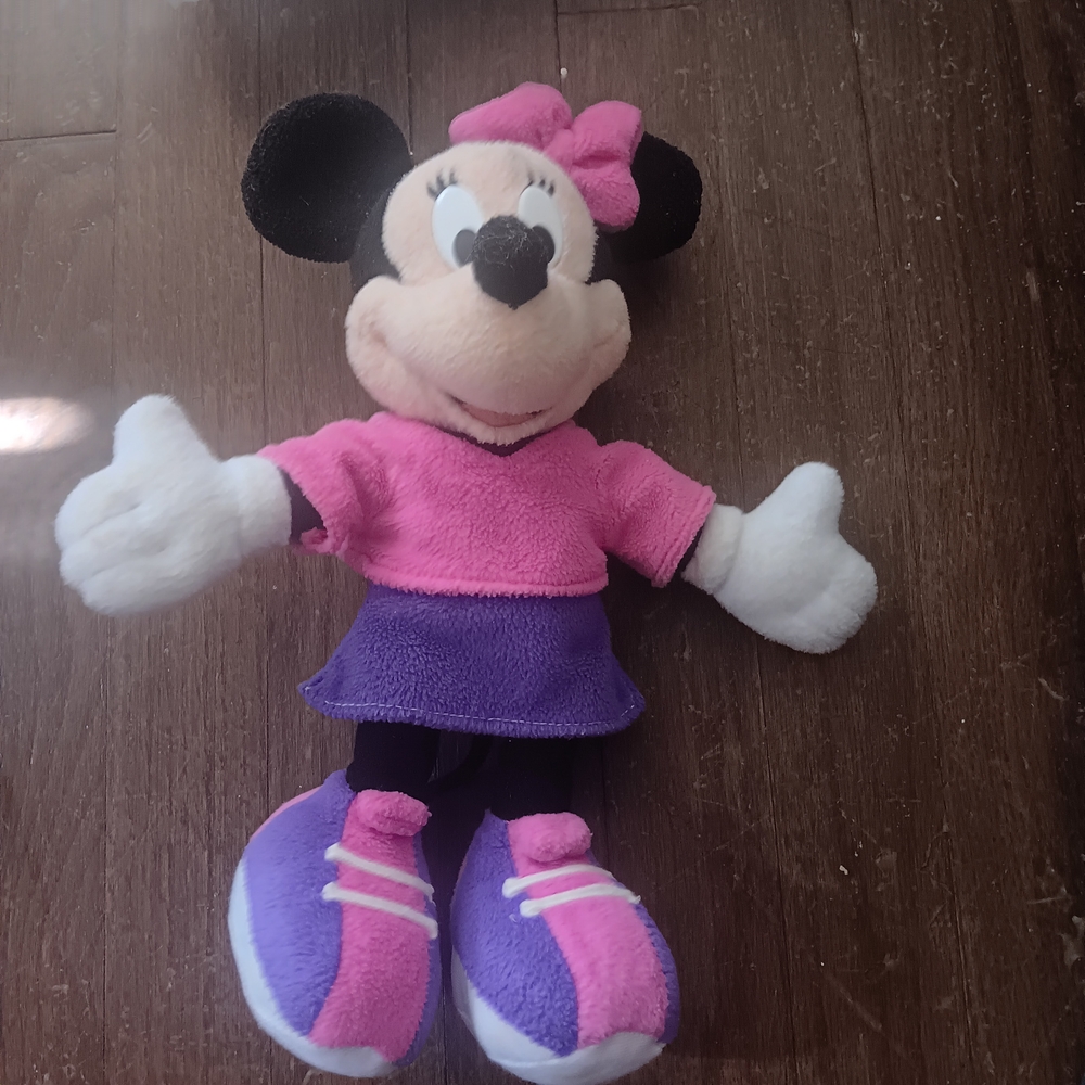 Disney Minnie Mouse Plush in Pink and Purple